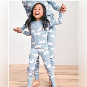Hanna Andersson Pajama Set in Snowy Polar Bear and North Air Print, Size 5